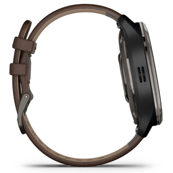 Смарт-часы Garmin Venu 2 Plus Black Leather (010-02496-15)