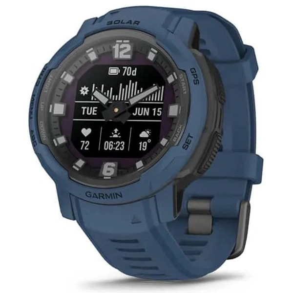 Смарт-часы Garmin Instinct Crossover Solar Tidal Blue (010-02730-02)