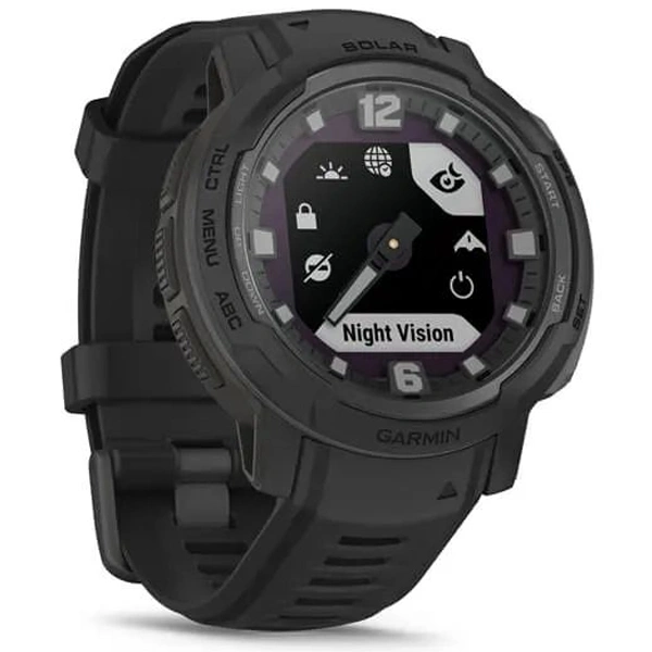 Смарт-часы Garmin Instinct Crossover Solar Tactical Edition Black (010-02730-00) - фото 3