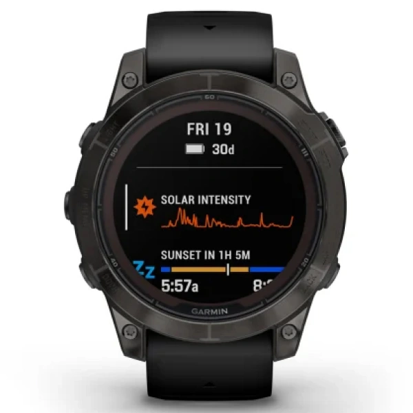 Смарт-часы Garmin Fenix 7 Pro Solar Sapphire Edition Black (010-02777-11) - фото 2