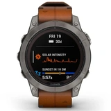Смарт-часы Garmin Fenix 7 Pro Solar Sapphire Edition Brown (010-02777-30) - фото 2