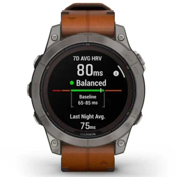 Смарт-часы Garmin Fenix 7 Pro Solar Sapphire Edition Brown (010-02777-30) - фото 5