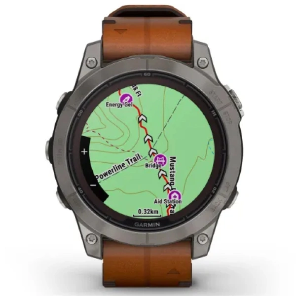 Смарт-часы Garmin Fenix 7 Pro Solar Sapphire Edition Brown (010-02777-30) - фото 4
