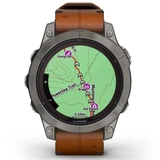 Смарт-часы Garmin Fenix 7 Pro Solar Sapphire Edition Brown (010-02777-30) - фото 4