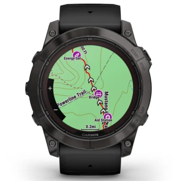 Смарт-часы Garmin Fenix 7X Pro Solar Sapphire Edition Black (010-02778-11) - фото 4