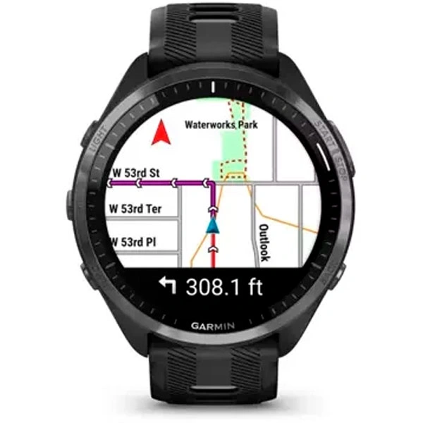 Смарт-часы Garmin Forerunner 965 с навигатором Black (010-02809-10) - фото 7