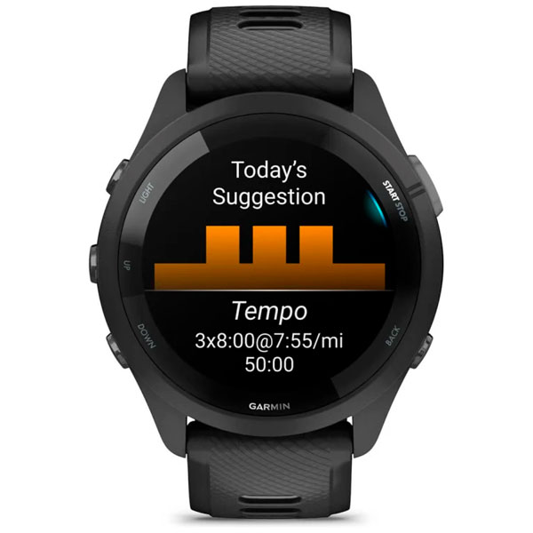 Смарт-часы Garmin Forerunner 265 Black (010-02810-10) - фото 2