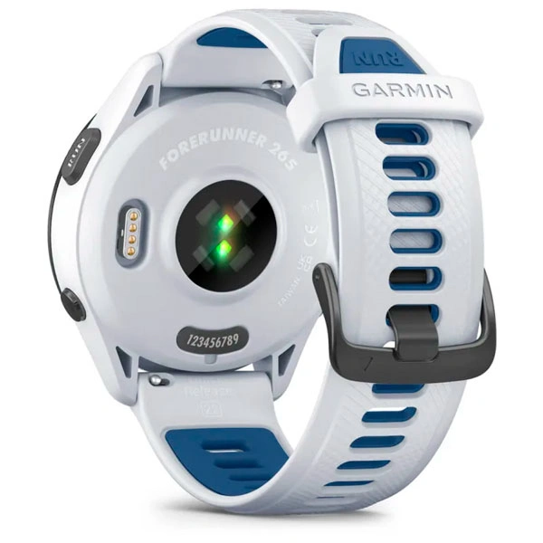 Смарт-часы Garmin Forerunner 265 White/Blue (010-02810-11) - фото 3
