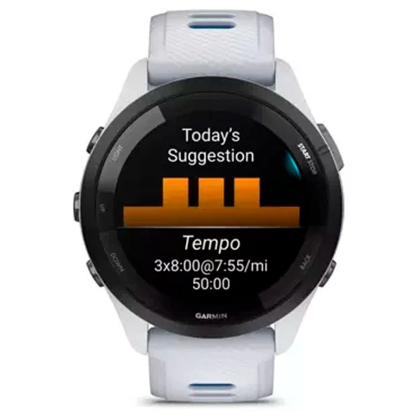 Смарт-часы Garmin Forerunner 265 White/Blue (010-02810-11) - фото 6