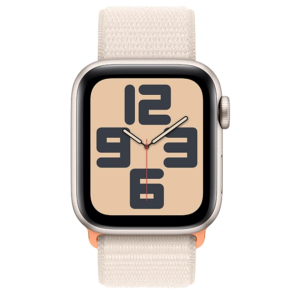 Смарт-часы Apple Watch SE GPS 40mm Starlight Aluminium Case with Starlight Sport Loop - фото 2