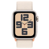 Смарт-часы Apple Watch SE GPS 40mm Starlight Aluminium Case with Starlight Sport Loop - фото 2