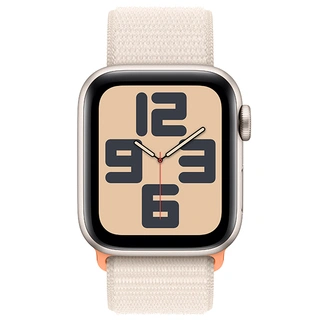 Смарт-часы Apple Watch SE GPS 40mm Starlight Aluminium Case with Starlight Sport Loop - фото 2
