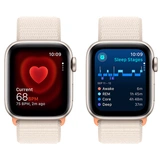 Смарт-часы Apple Watch SE GPS 40mm Starlight Aluminium Case with Starlight Sport Loop - фото 5