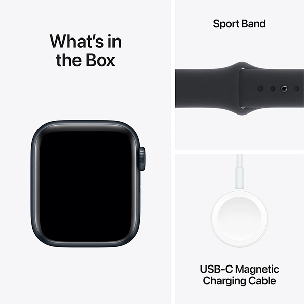 Смарт-часы Apple Watch SE GPS 40mm Midnight Aluminium Case with Midnight Sport Band - S/M - фото 8