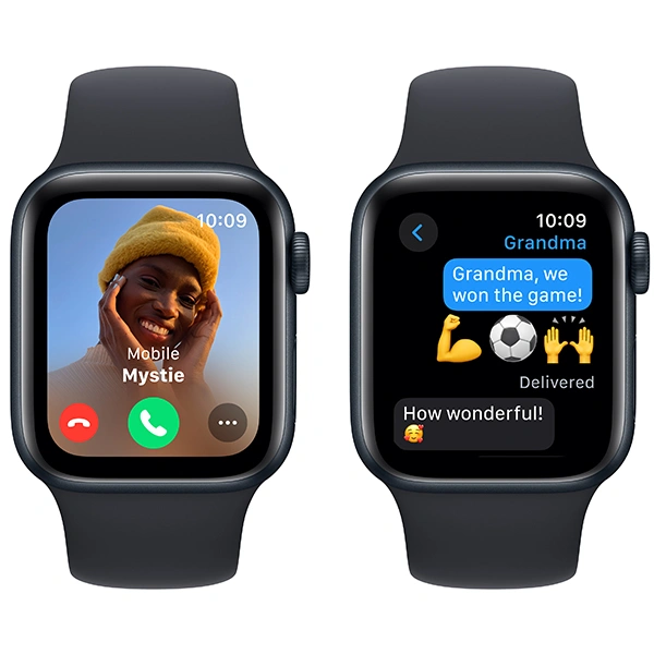 Смарт-часы Apple Watch SE GPS 40mm Midnight Aluminium Case with Midnight Sport Band - S/M - фото 4