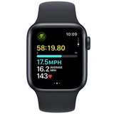 Смарт-часы Apple Watch SE GPS 40mm Midnight Aluminium Case with Midnight Sport Band - S/M - фото 6