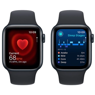 Смарт-часы Apple Watch SE GPS 40mm Midnight Aluminium Case with Midnight Sport Band - M/L - фото 5