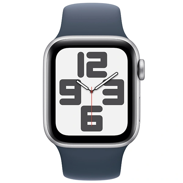 Смарт-часы Apple Watch SE GPS 40mm Silver Aluminium Case with Storm Blue Sport Band - M/L - фото 2