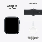 Apple смарт-сағаты Watch SE GPS 44mm Midnight Aluminium Case with Midnight Sport Band - S/M - фото 7