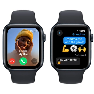 Смарт-часы Apple Watch SE GPS 44mm Midnight Aluminium Case with Midnight Sport Band - S/M - фото 4