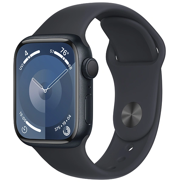 Смарт-часы Apple Watch Series 9 GPS 41mm Midnight Aluminium Case with Midnight Sport Band - S/M