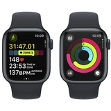 Смарт-часы Apple Watch Series 9 GPS 41mm Midnight Aluminium Case with Midnight Sport Band - S/M - фото 8