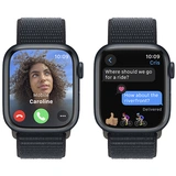 Смарт-часы Apple Watch Series 9 GPS 41mm Midnight Aluminium Case with Midnight Sport Loop - фото 6