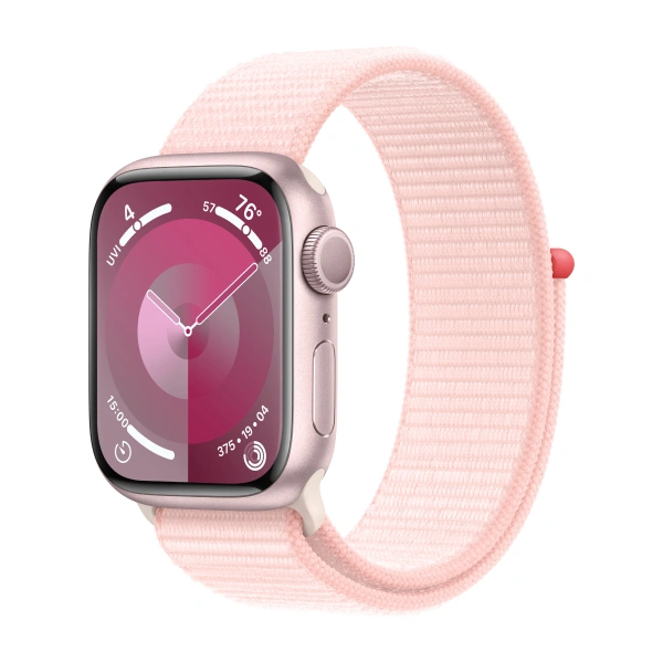 Apple смарт-сағаты Watch Series 9 GPS 41mm Pink Aluminium Case with Light Pink Sport Loop