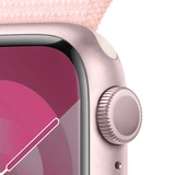 Apple смарт-сағаты Watch Series 9 GPS 41mm Pink Aluminium Case with Light Pink Sport Loop - фото 3