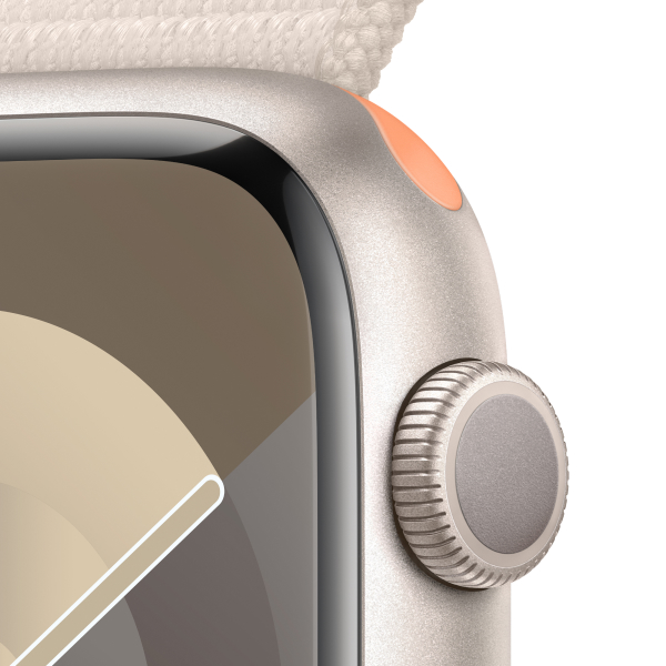 Смарт-часы Apple Watch Series 9 GPS 45mm Starlight Aluminium Case with Starlight Sport Loop