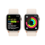 Apple смарт-сағаты Watch Series 9 GPS 45mm Starlight Aluminium Case with Starlight Sport Loop - фото 8