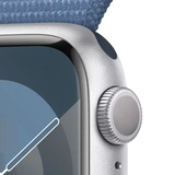 Смарт-часы Apple Watch Series 9 GPS 45mm Silver Aluminium Case with Winter Blue Sport Loop - фото 3