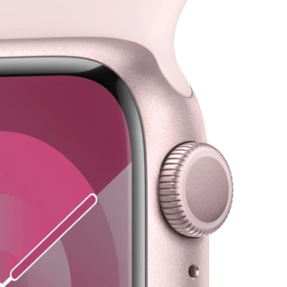 Смарт-часы Apple Watch Series 9 GPS 45mm Pink Aluminium Case with Light Pink Sport Band - M/L - фото 3