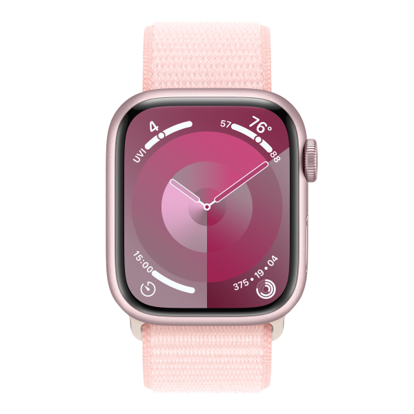 Apple смарт-сағаты Watch Series 9 GPS 45mm Pink Aluminium Case with Light Pink Sport Loop