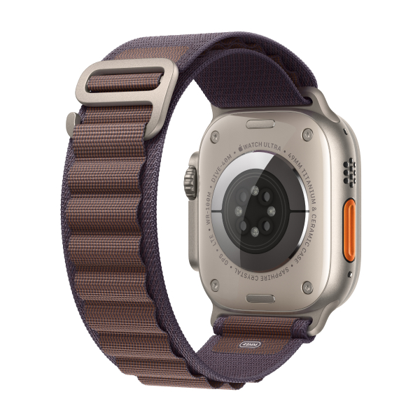 Смарт-часы Apple Watch Ultra 2 GPS + Cellular, 49mm Titanium Case with Indigo Alpine Loop - Large