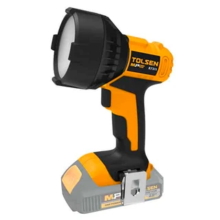 Фонарь светодиодный аккумуляторный TOLSEN 1000/500лм(10W) 6500K 20В Li-Ion Б/А 87311 