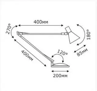 Светильник Teksan KT118-50W black