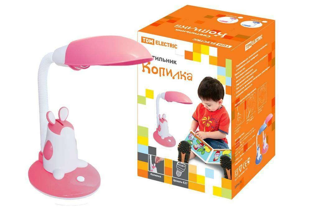 Үстел шамы шошқа TDM Е27 Pink