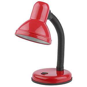 Настольный светильник ЭРА N-120-E27-40W-R Red (20/120)