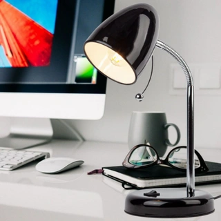 Настольный светильник ЭРА N-116-Е27-40W-BK - фото 4