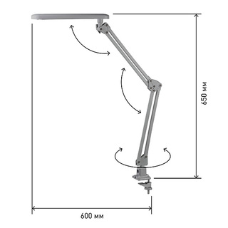 Настольный светильник ЭРА NLED-441-7W-S - фото 2