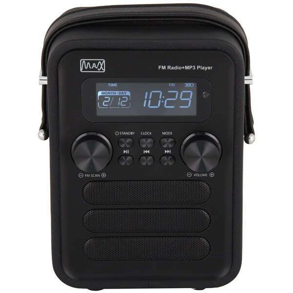 Портативный радиоприемник MAX MR 340 (Черный)