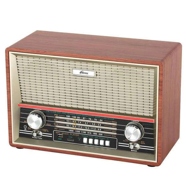 Портативный радиоприемник Ritmix RPR-102 Brown - фото 6