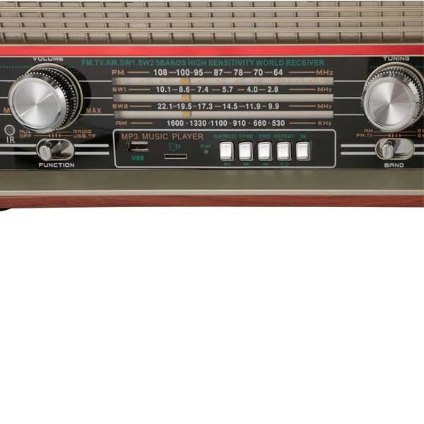 Портативный радиоприемник Ritmix RPR-102 Brown - фото 5