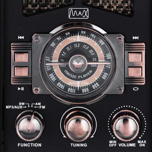 Портативный радиоприемник MAX MR-420 Black