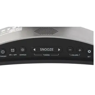 Радиочасы с будильником MAX CR-2914 (Черный)