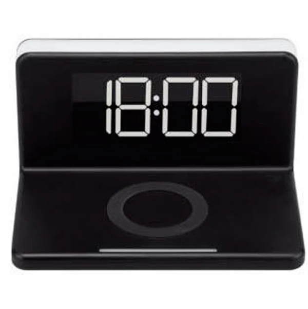 Часы с беспроводной зарядкой Max М-010 Черные