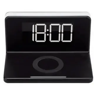 Часы с беспроводной зарядкой Max М-010 Черные