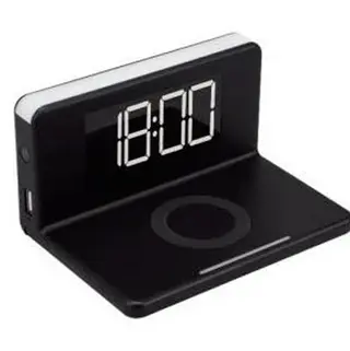 Часы с беспроводной зарядкой Max М-010 Черные