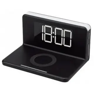 Часы с беспроводной зарядкой Max М-010 Черные